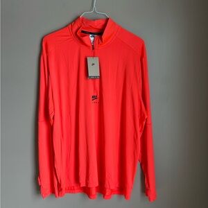 Nike Air Max Bright Red Quarter-Zip Top